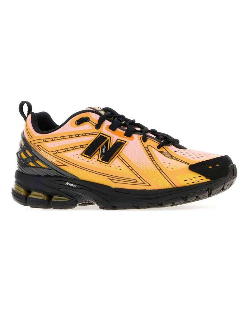 New Balance Unisex Multicolor Fabric 1906 Sneakers Amberhazeblack Multicolor