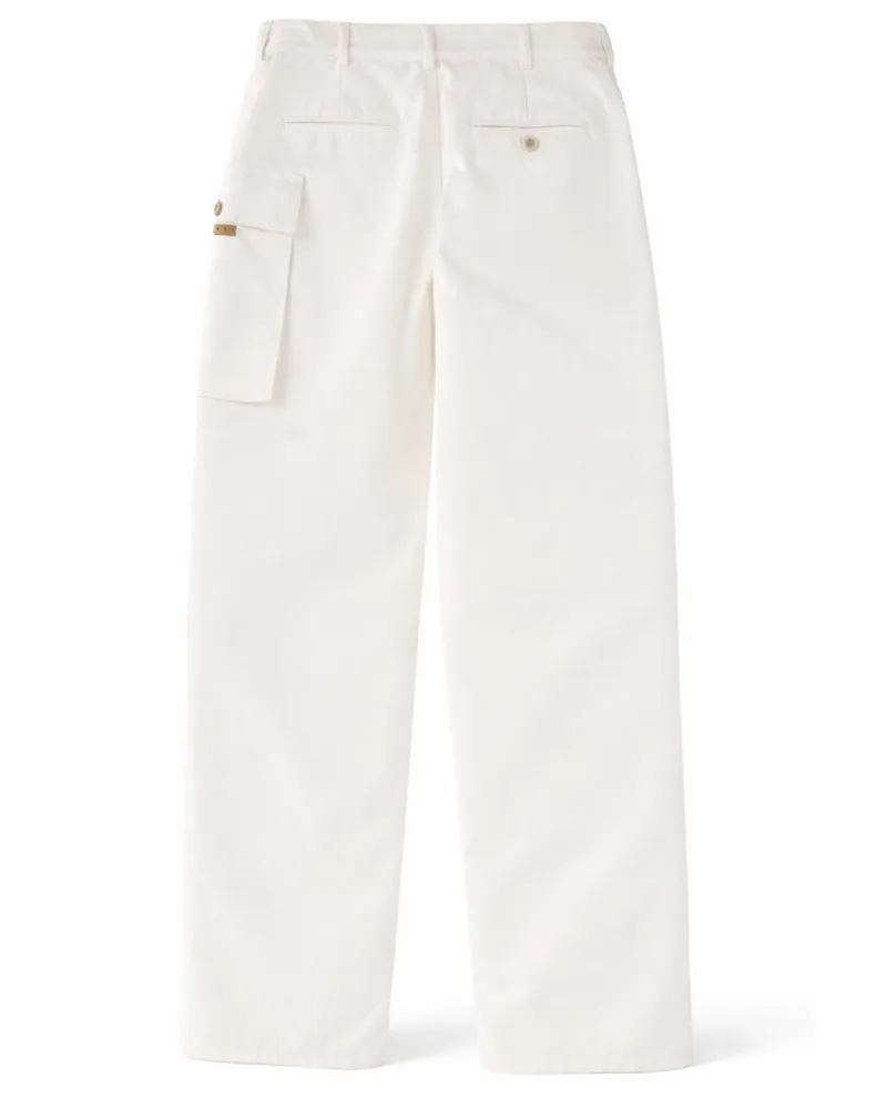 Marni Cotton Cargo Pants — White White
