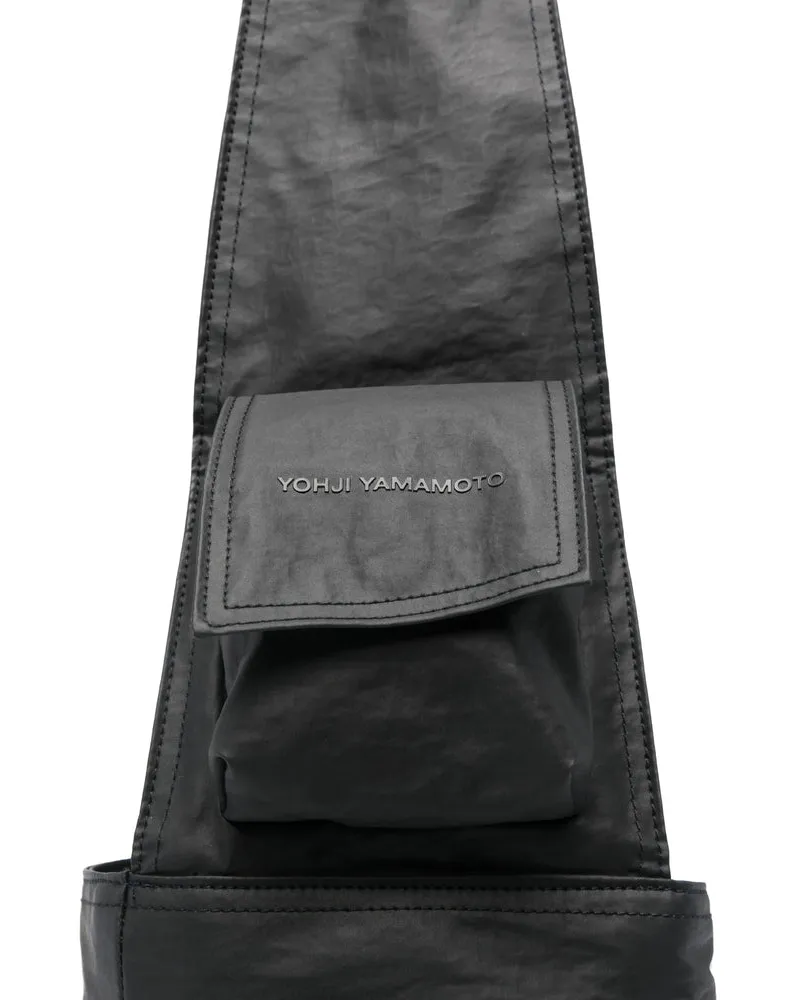 adidas Padded Nylon Shoulder Bag — Black Black