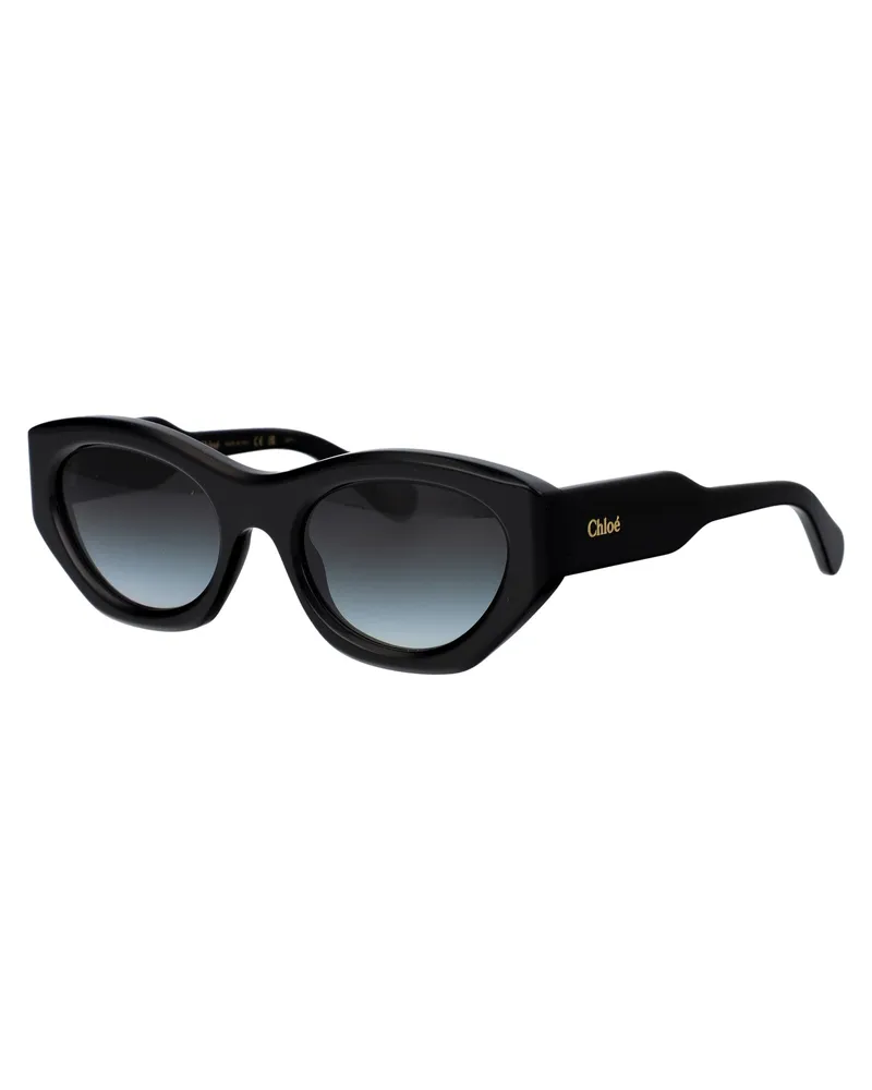 Chloé Women's Sunglasses Acetate Black-Grey Black-Black-Grey Black/black/grey Black