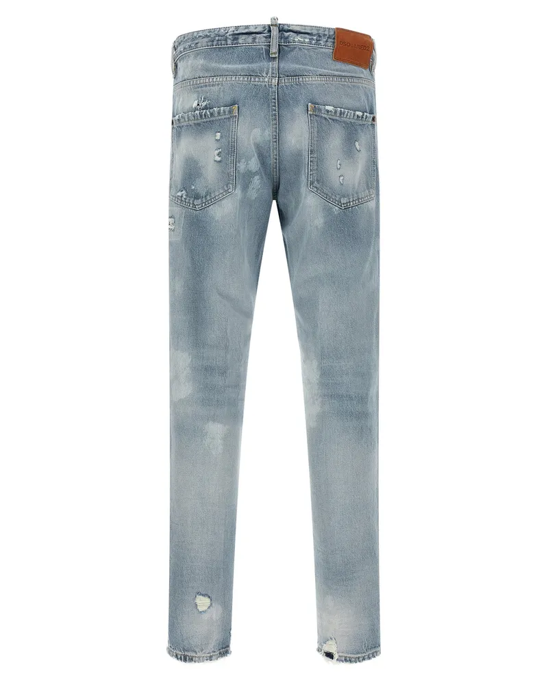 Dsquared2 Teddy Jeans — Light Blue Light