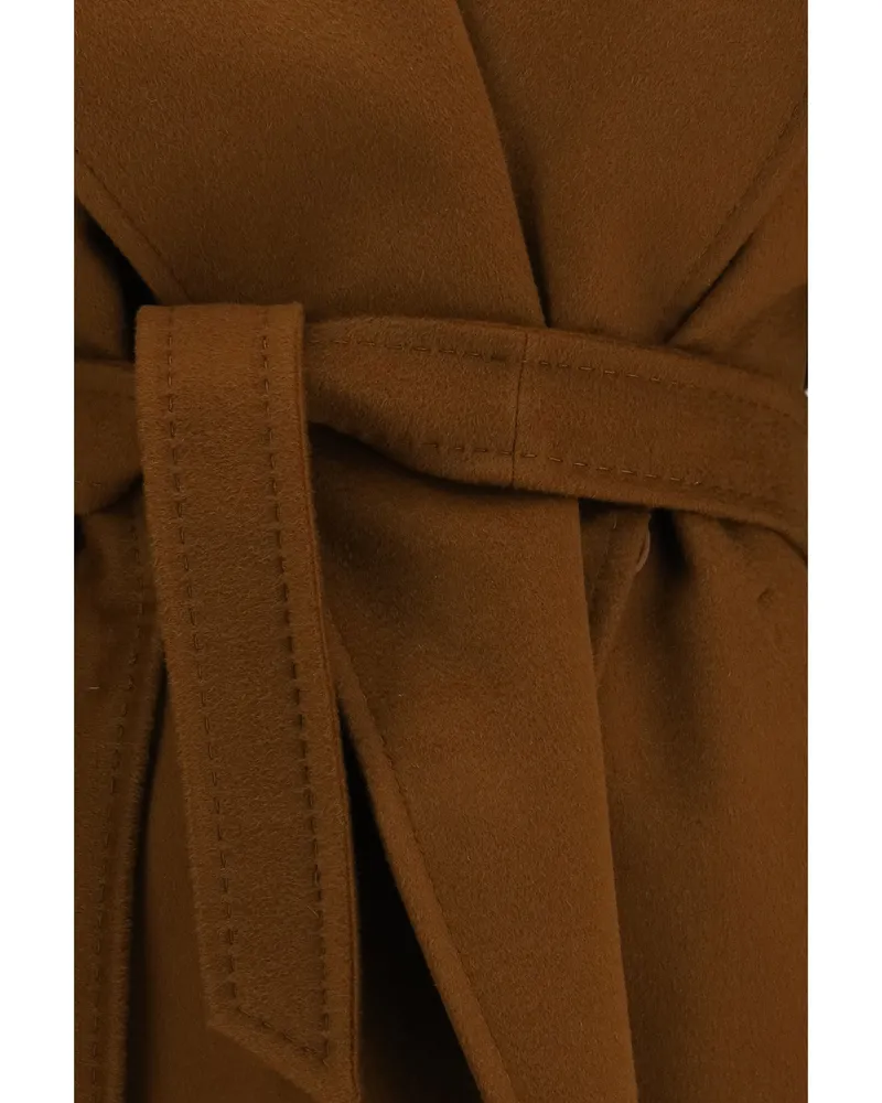 Max Mara Women's Wool Coat Newmang Tan 
