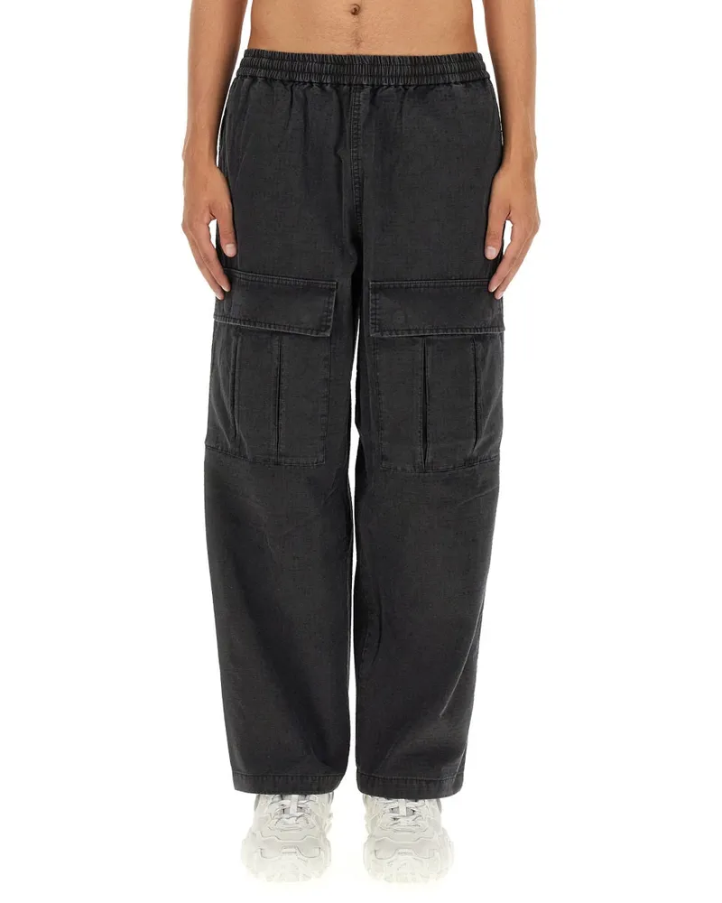 Acne Studios Casual Cotton Trousers — Black Black