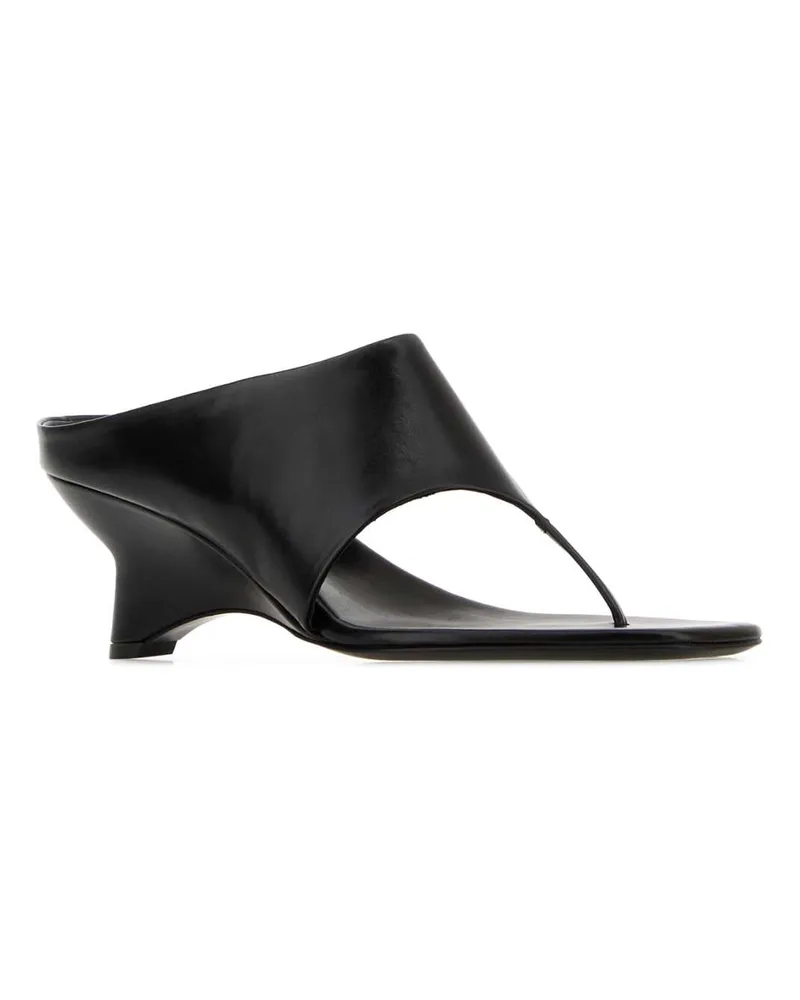 KHAITE Women's Mule Black Calf Sandal Black