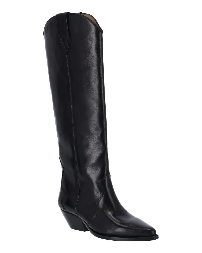 Isabel Marant Women's Boots Black Calf Leather Black