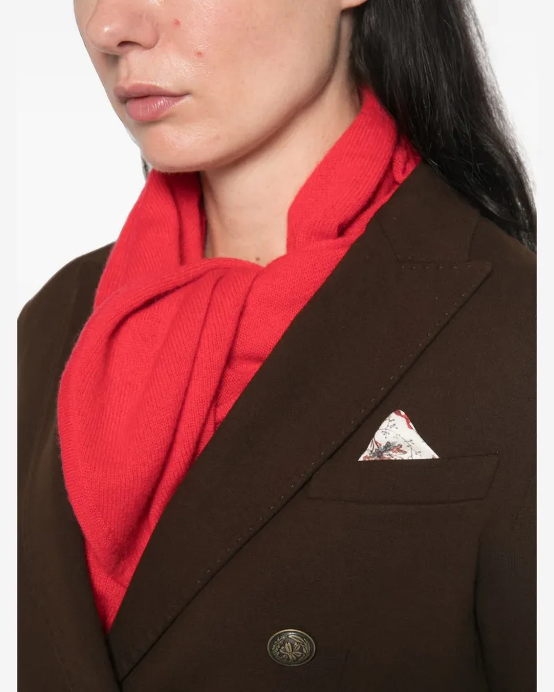 CIRCOLO 1901 Double-Breasted Cotton Blazer — Black Black