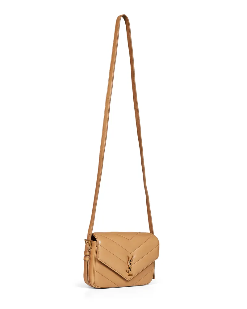 Saint Laurent Crossbody Bag — Beige Beige