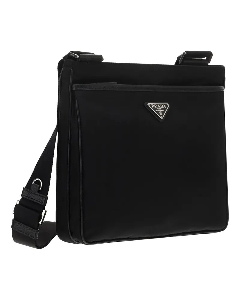 Prada Men's Shoulder Bag Nero Nylon Black
