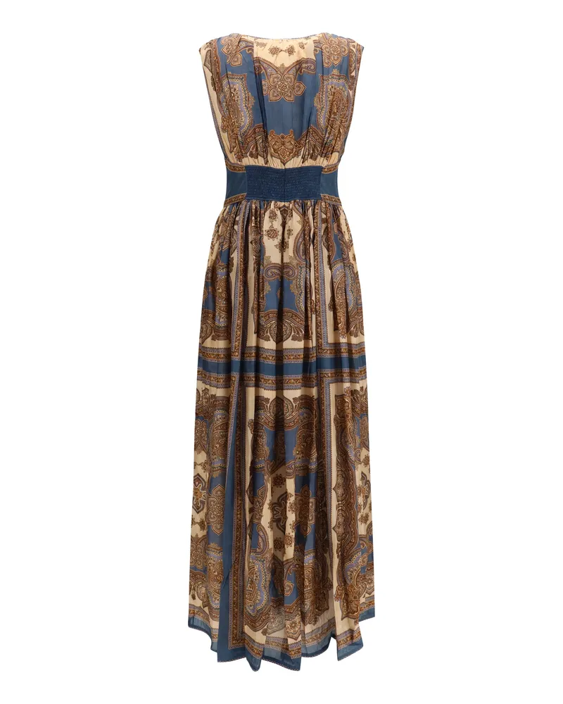 Zimmermann Women's Maxi Dress Mahon Silk Blue 