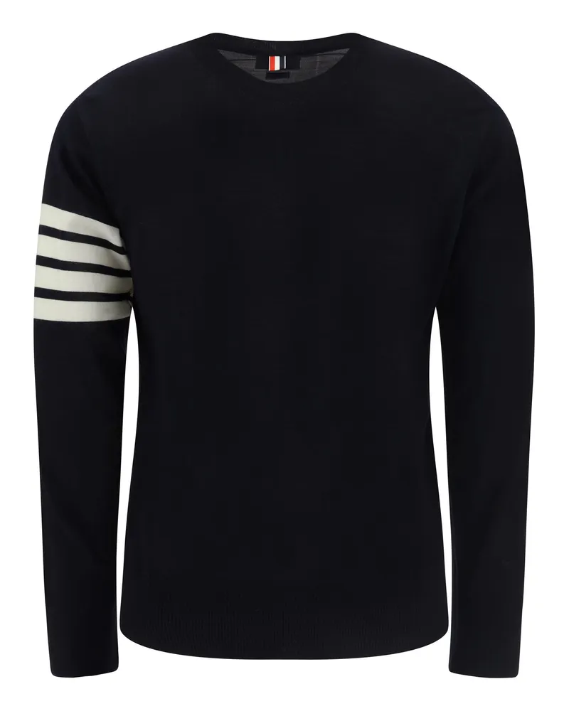 Thom Browne Men's Sweater Wool Fleece Navy Navy