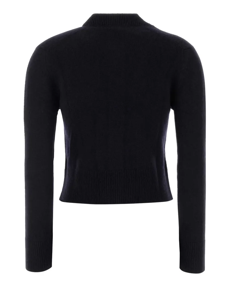 Kitsuné Patch Cardigan — Navy Navy