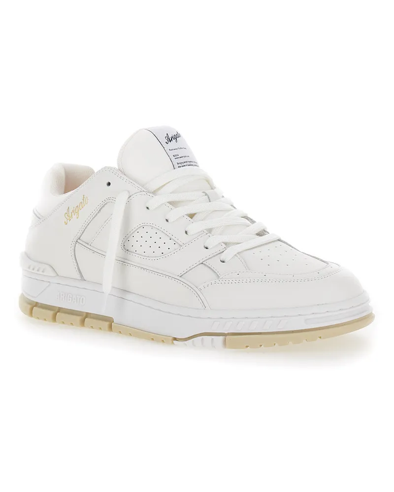 Axel Arigato Men's Low Sneakers Area White Leather Leather-Suede Trainers Leather/suede White