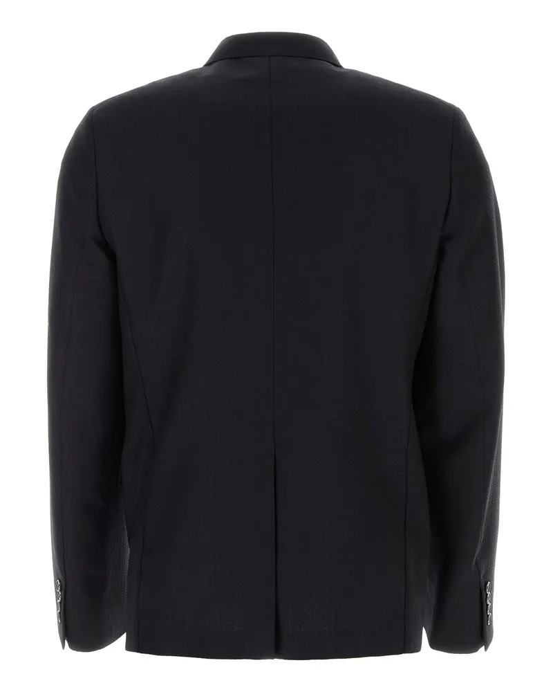 Lanvin Men's Double-Breasted Virgin Wool Blazer Navy Blazers Navy
