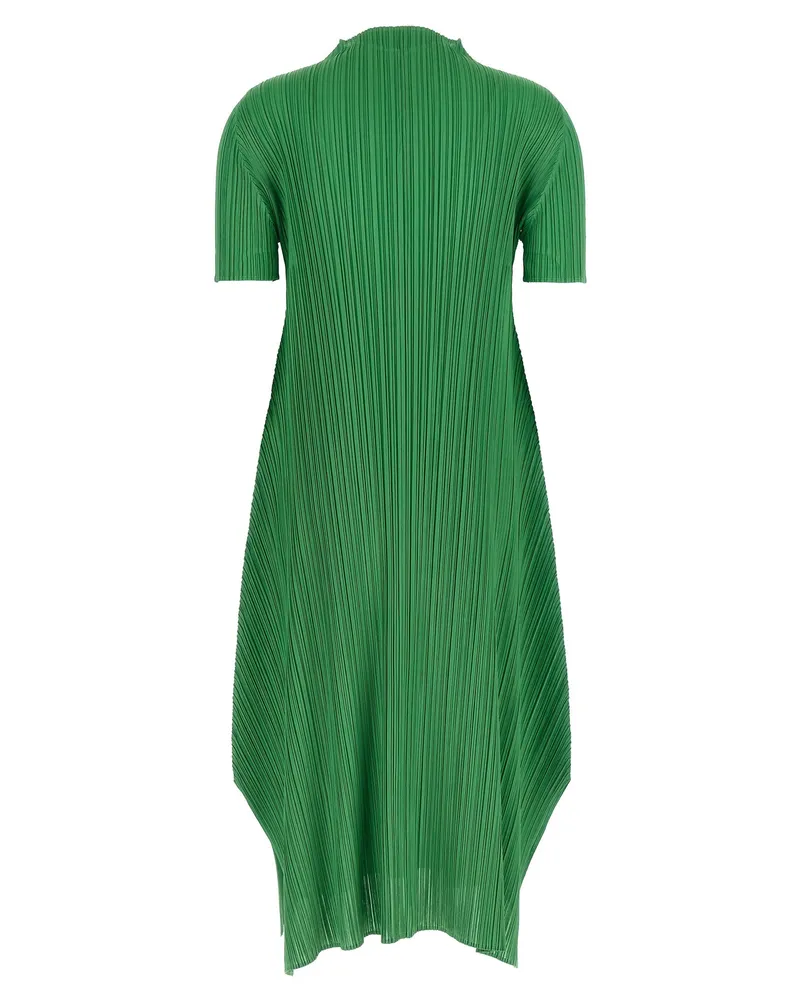 Issey Miyake Women's Bicolor Polyester Midi Dress Bicolor