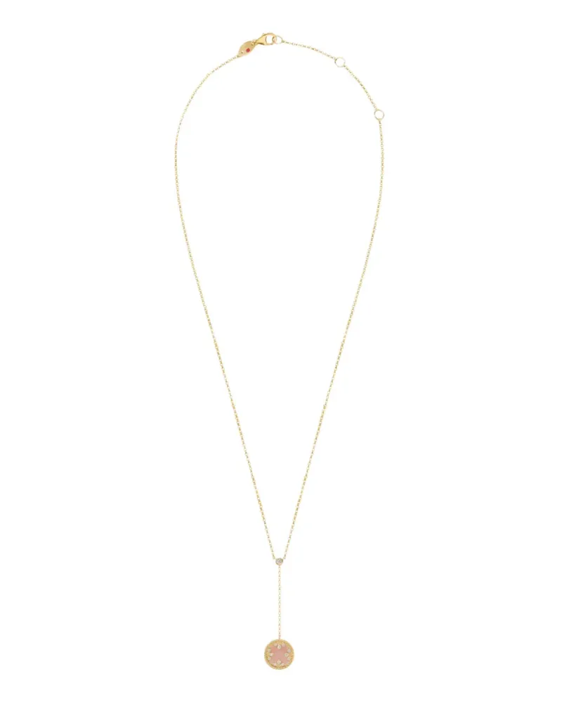 Roberto Coin Women's 18kt Yellow Gold Diamonds Necklace Ss26 W Gold