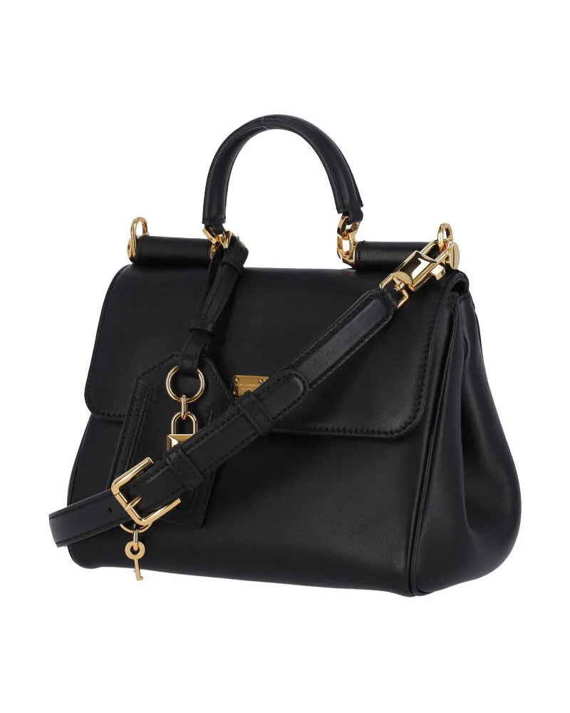 Dolce & Gabbana Women's Bags Black Calf Leather Black