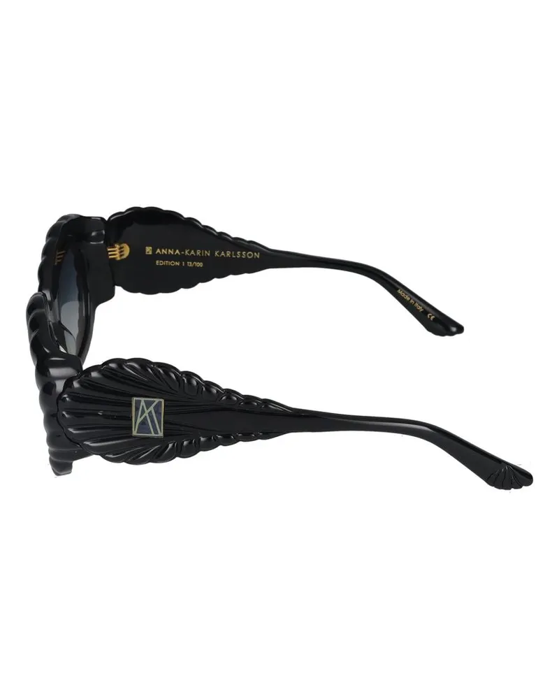Anna-Karin Karlsson Women's Sunglasses  Shade Of Sirens Black 18-142 Acetate Black
