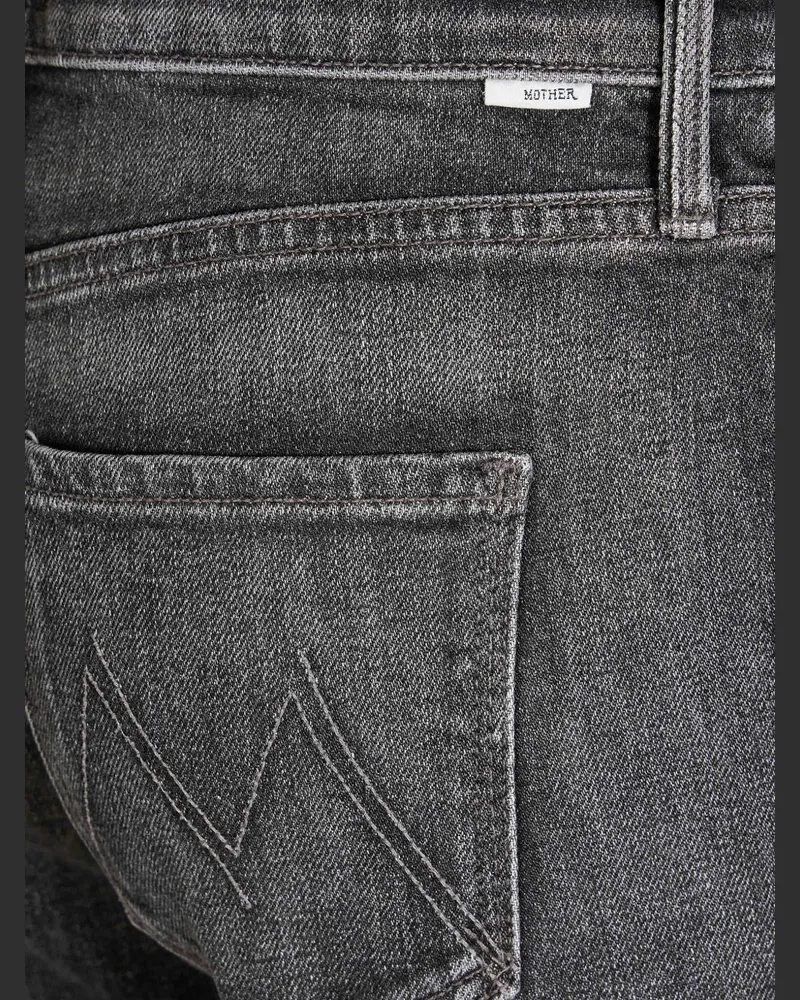 Mother Bookie Sneak Jeans — Gray Gray