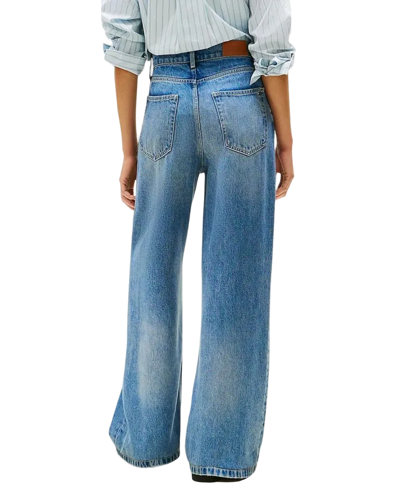 Tommy Hilfiger Sustainable Lyocell Bootcut Jeans — Blue Blue