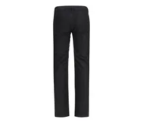 Men's Vega Jeans With Side Zip Black Merino Wool Ovis Aries