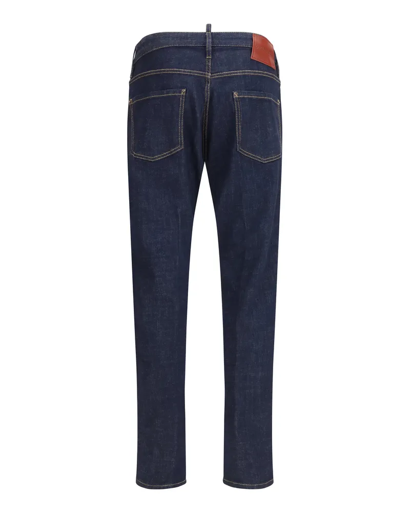 Dsquared2 Men's Jeans Stretch Cotton Navy Blue Navy