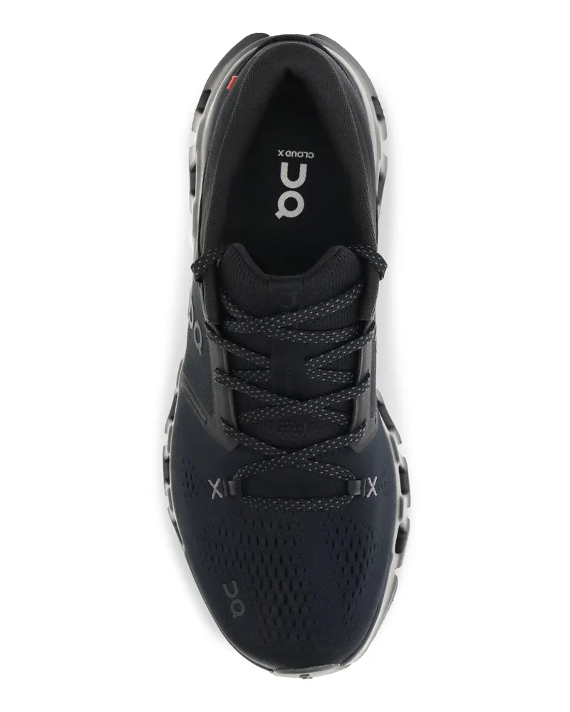 ON Men's Sneakers Cloud X 5 Black Upper: Fabric Trainers Black