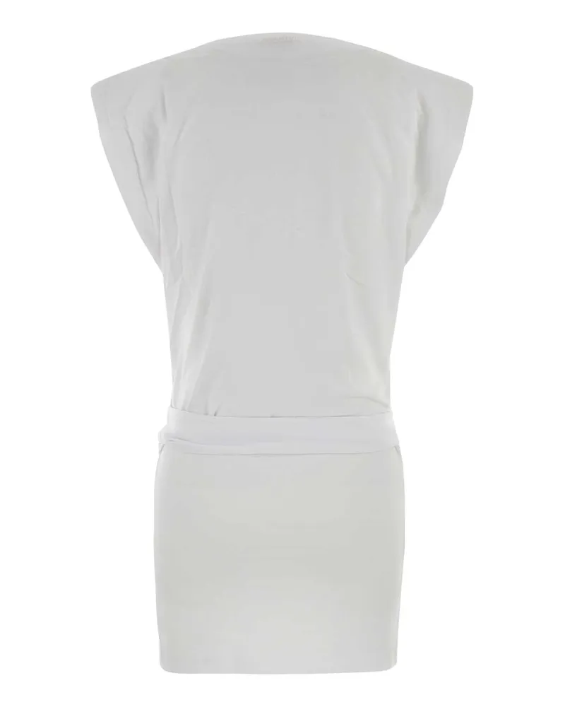Isabel Marant Jersey Mini Dress — White White
