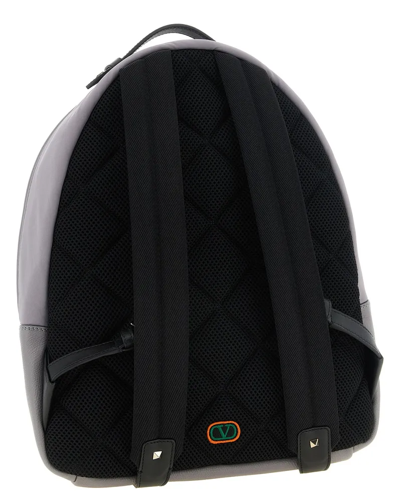Valentino Garavani Fabric Backpack — Grey Grey