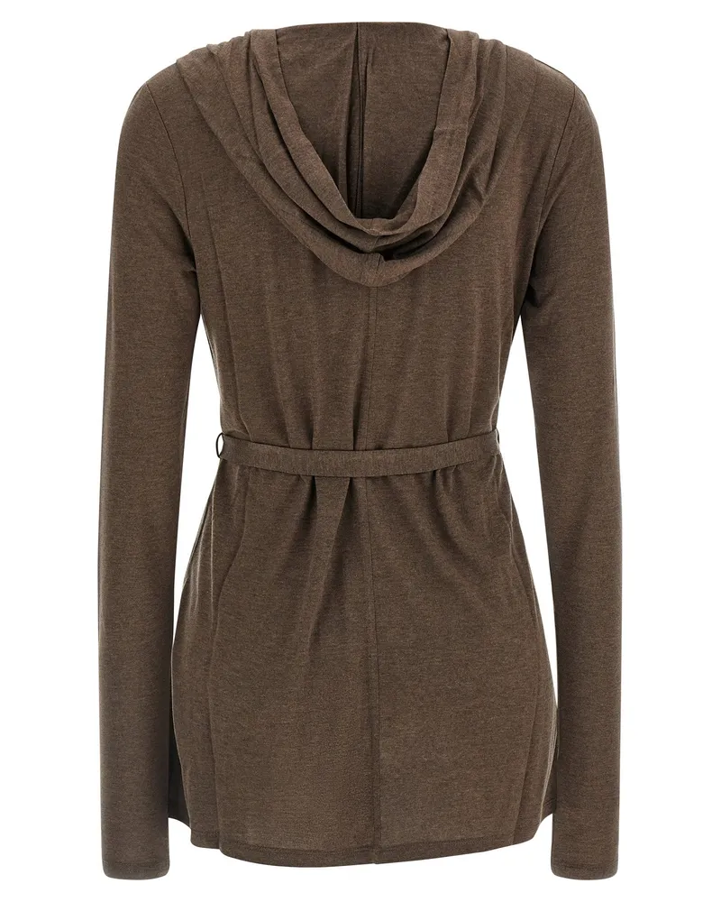 Max Mara Falda Cardigan — Brown Brown