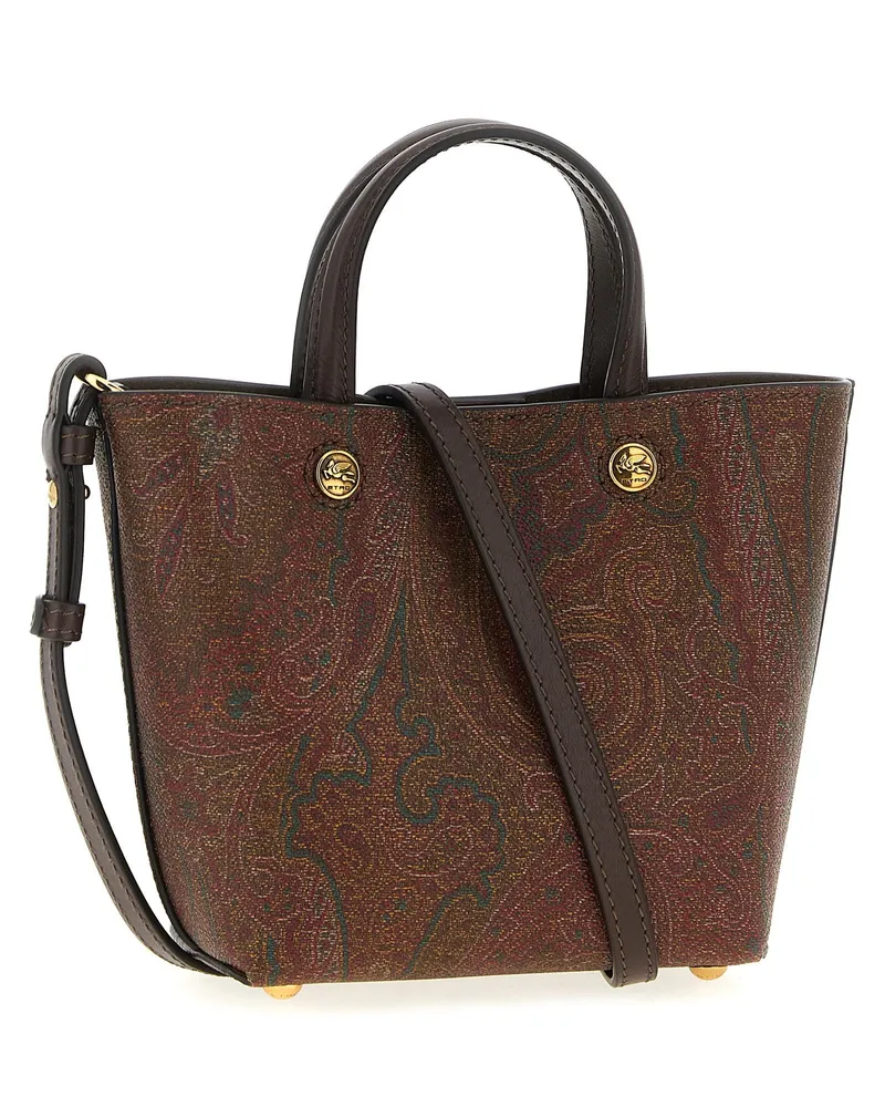 Etro Essential Jacquard Bag — Brown Brown