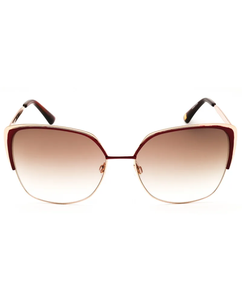 Anne Klein Women's Ak7080 Sunglasses One Color Brown