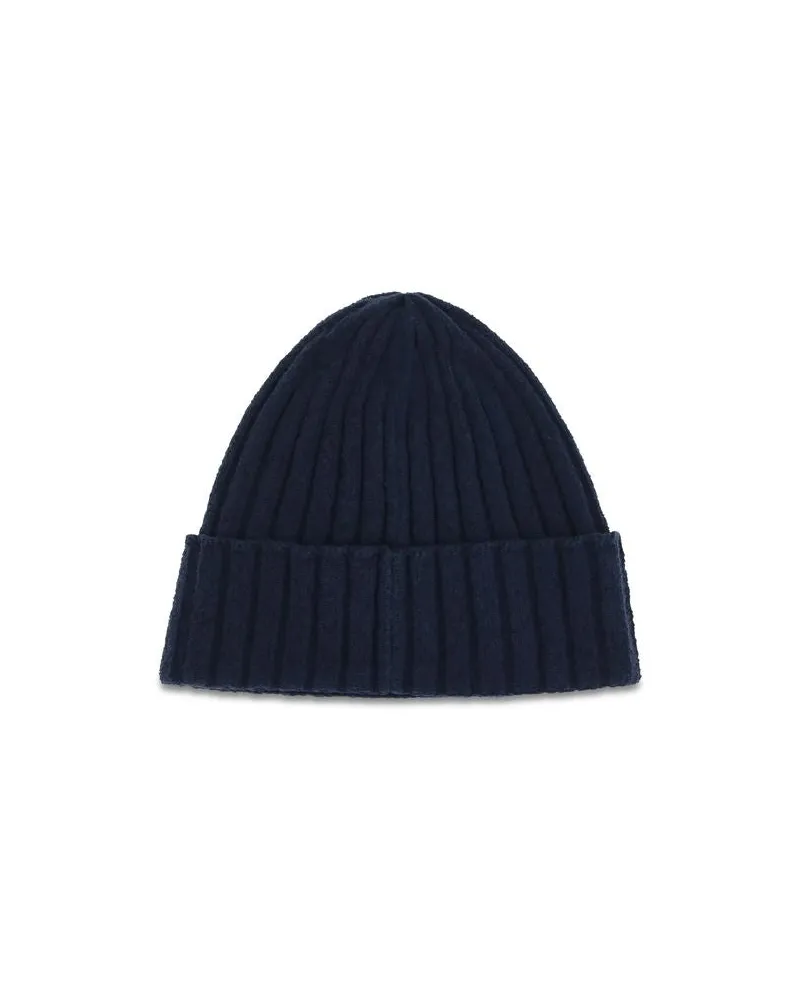 Dolce & Gabbana Men's Blue Wool Oves Aries Beanie Accessory Navy