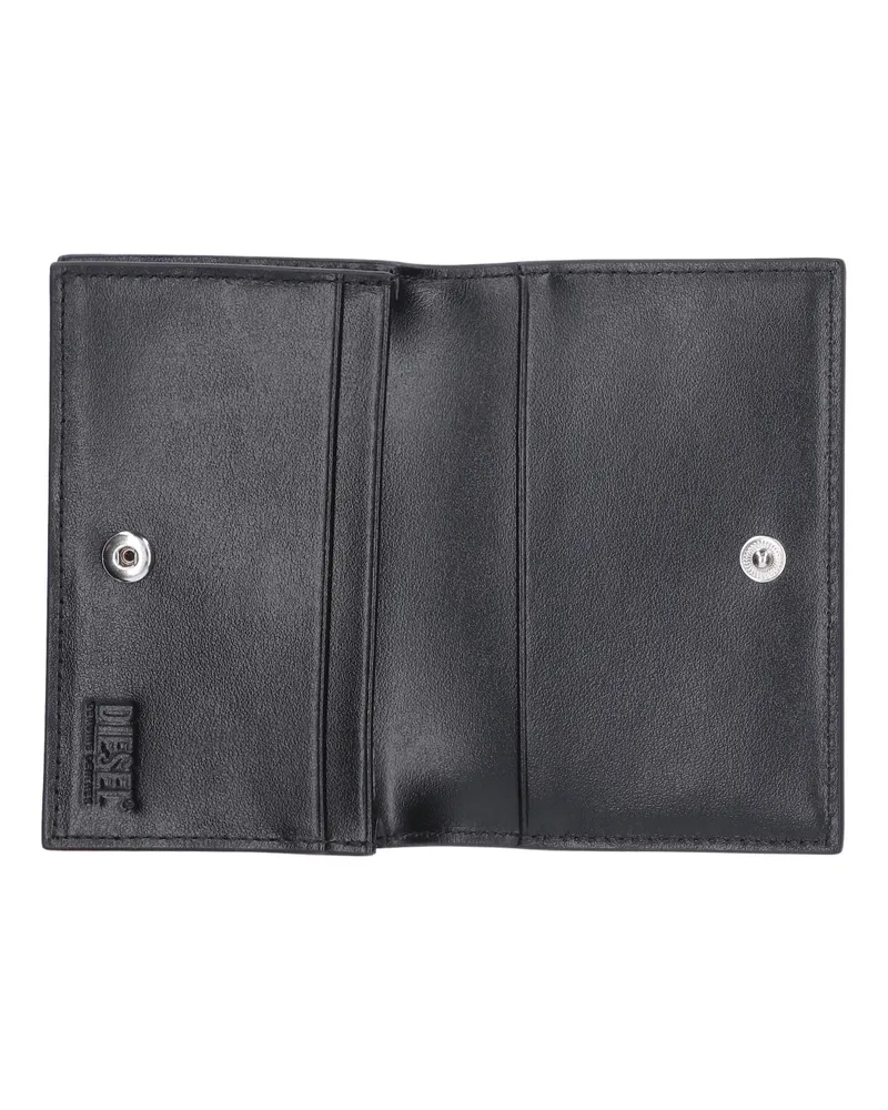 Diesel Women's Wallets Black Leather Black