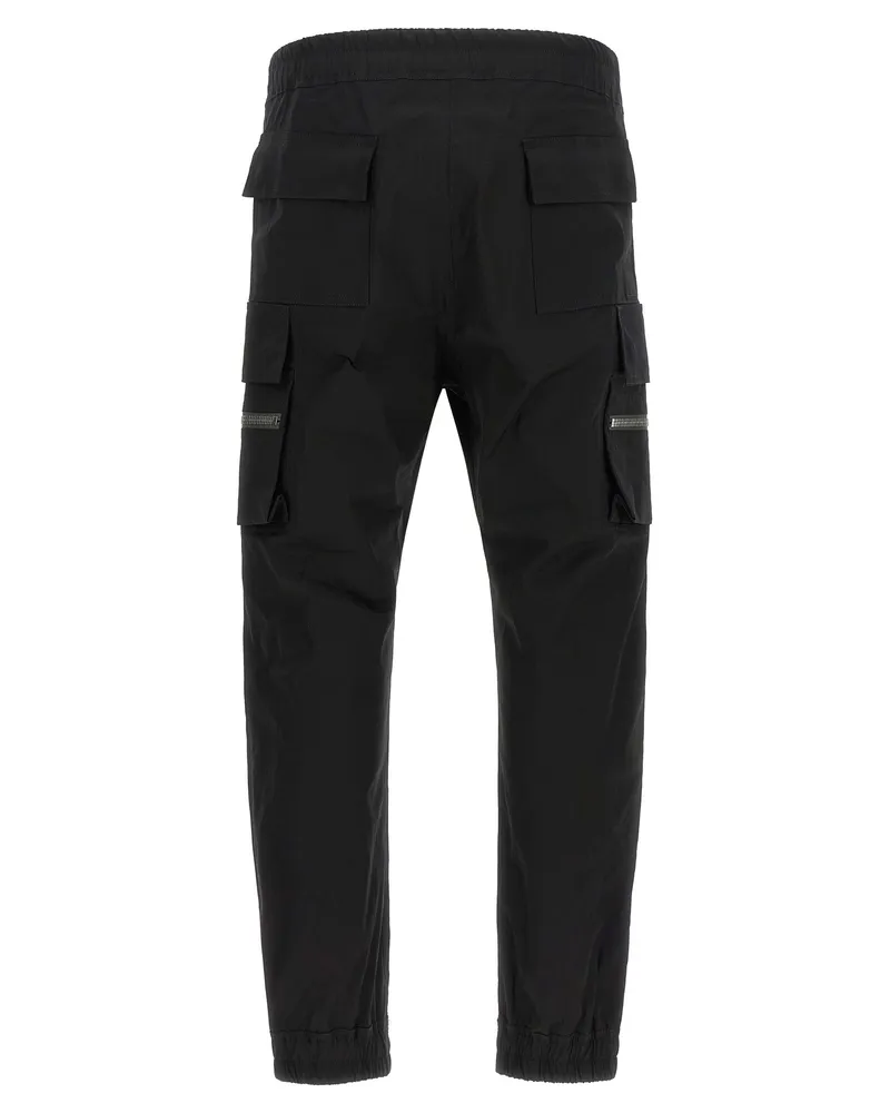 Rick Owens Men's Black Cotton Cargo Pants Black