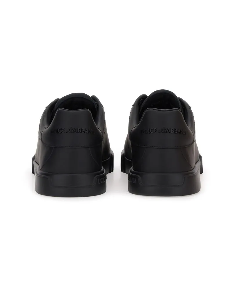 Dolce & Gabbana Portfino Sneaker — Black Black
