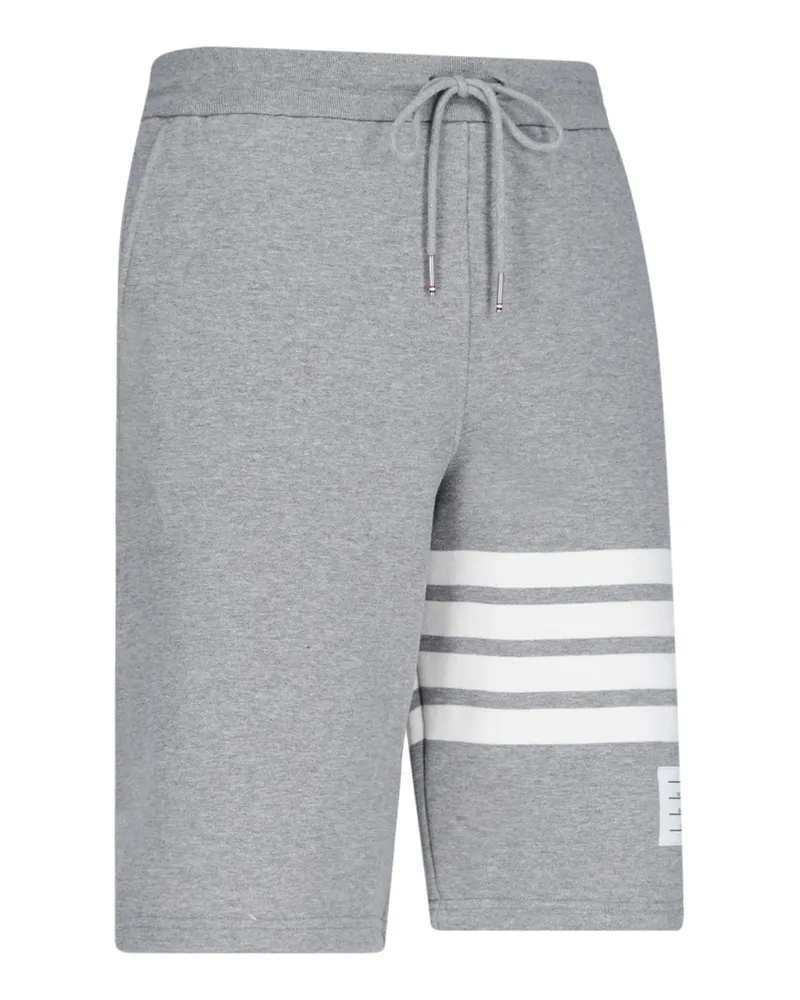 Thom Browne Men's Trousers Grey Cotton Gray