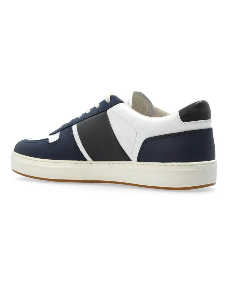Hogan Men's H-Stripes Logo Sneakers Multiple Colors Shoes Navy