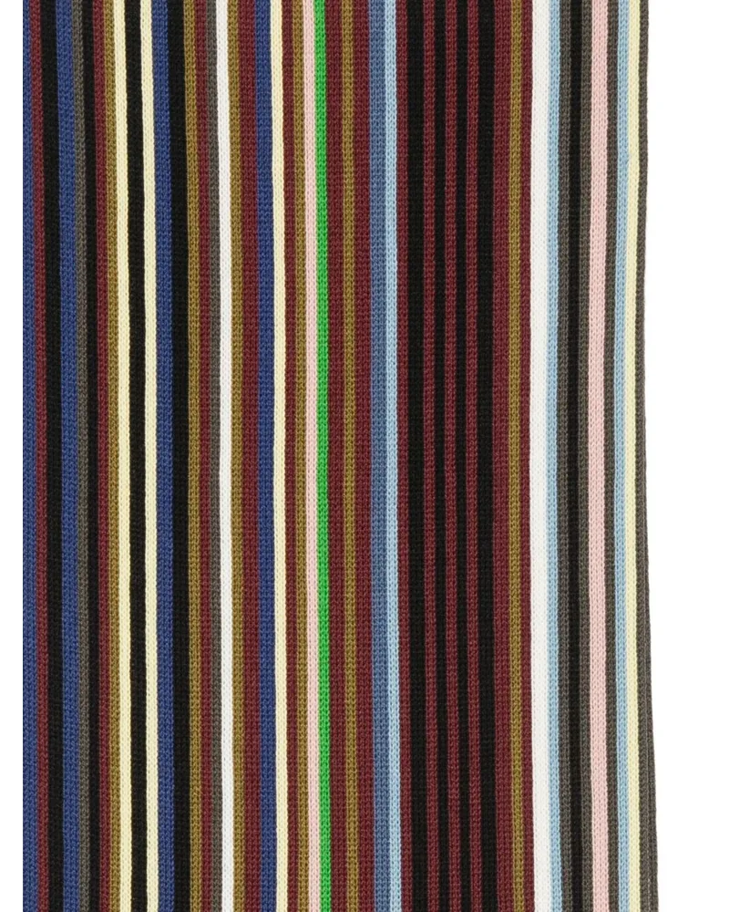 Paul Smith Artist Stripe Scarf — Navy Navy