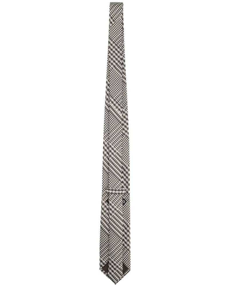 Tom Ford Printed Silk Necktie — Multicolor Multicolor