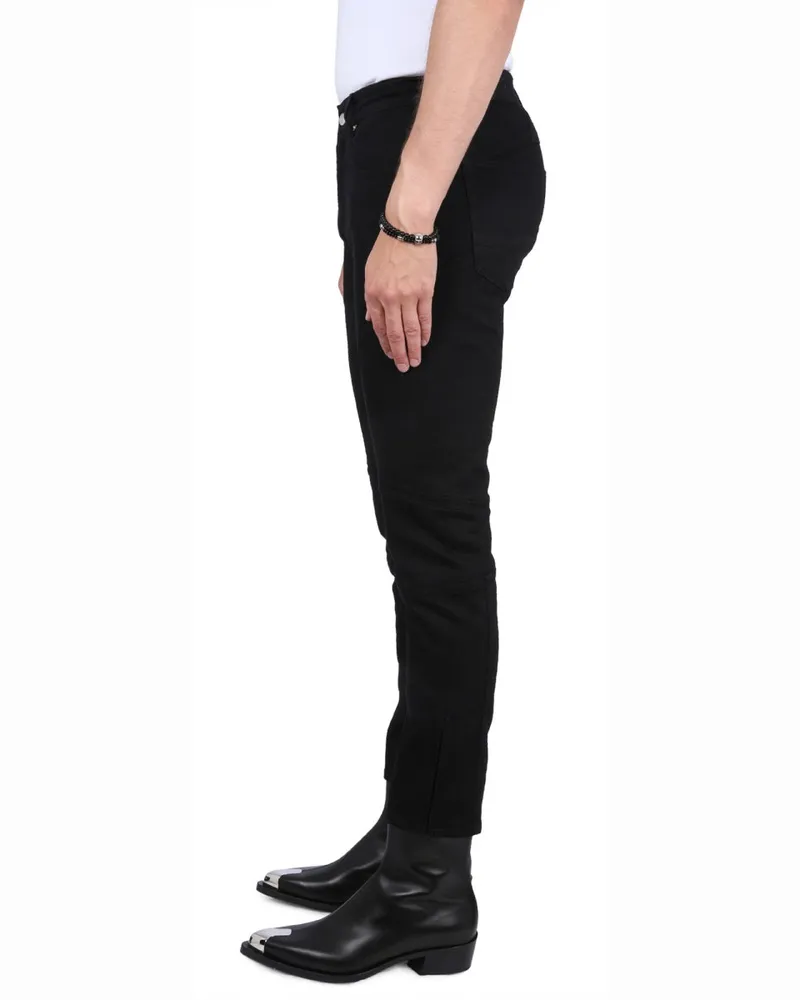 Alexander McQueen Biker Jeans — Black Black