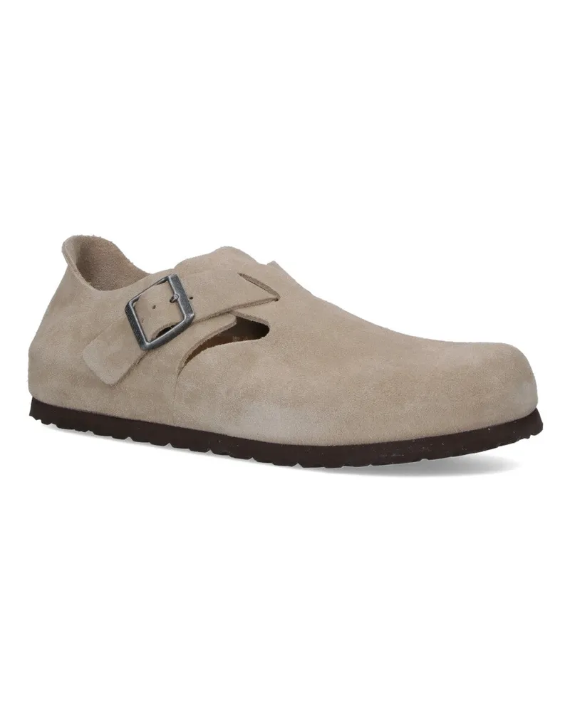 Birkenstock Unisex Sandals Beige Leather Beige