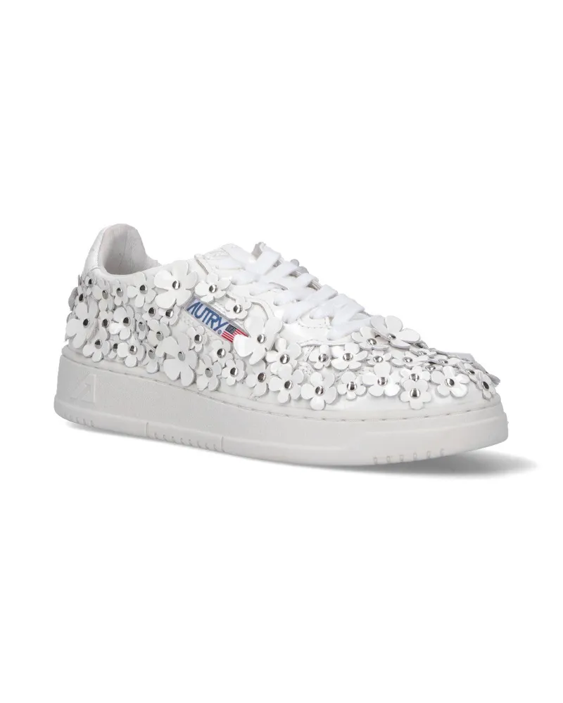 AUTRY Women's Sneakers White Upper: Patent Cow Leather White