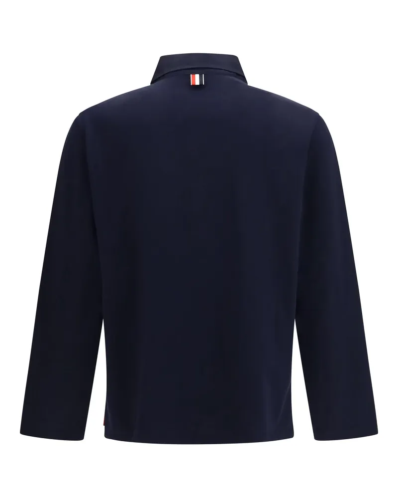 Thom Browne Colorblock Rugby Polo — White White