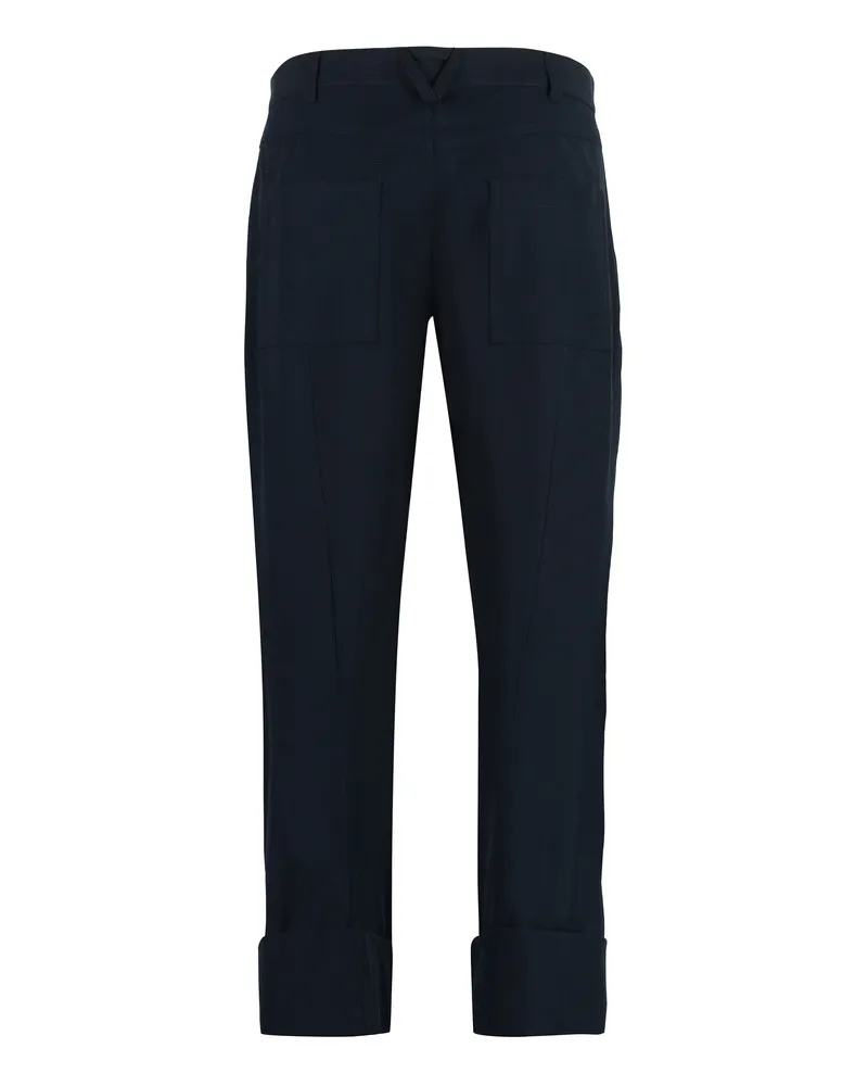 Bottega Veneta Men's Trousers Cotton Navy Navy