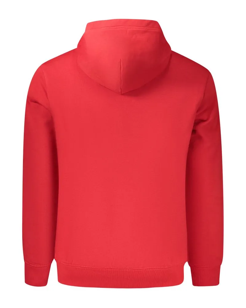 Napapijri Cotton Hoodie — Red Red