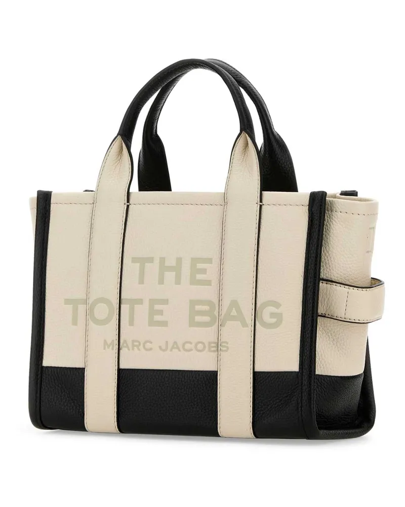 Marc Jacobs Women's Two-Tone Leather Small The Tote Bag Handbag 112 Cow Borse A Mano Multicolor