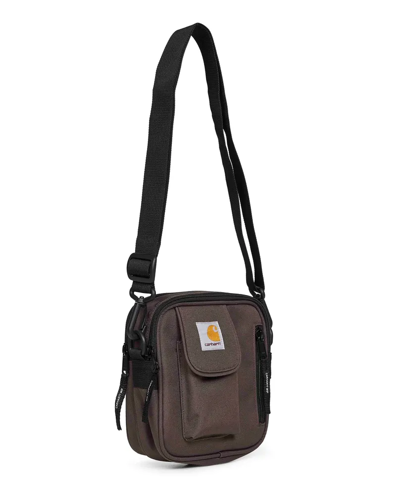 Carhartt WIP Men's Crossbody Bag Shale Brown Recycled Polyester Messenger Brown