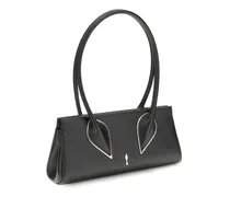 Women's Venus Shoulder Bag Black Calf Leather Bos Taurus