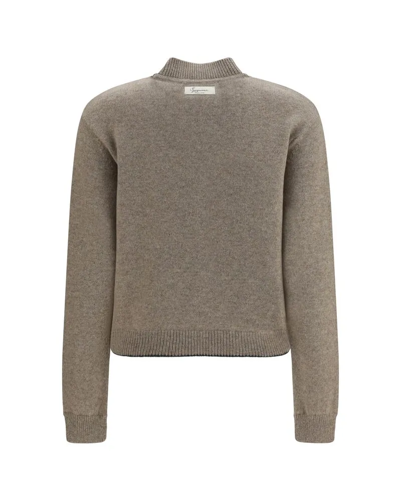 Jacquemus La Maille Sweater — Beige Beige
