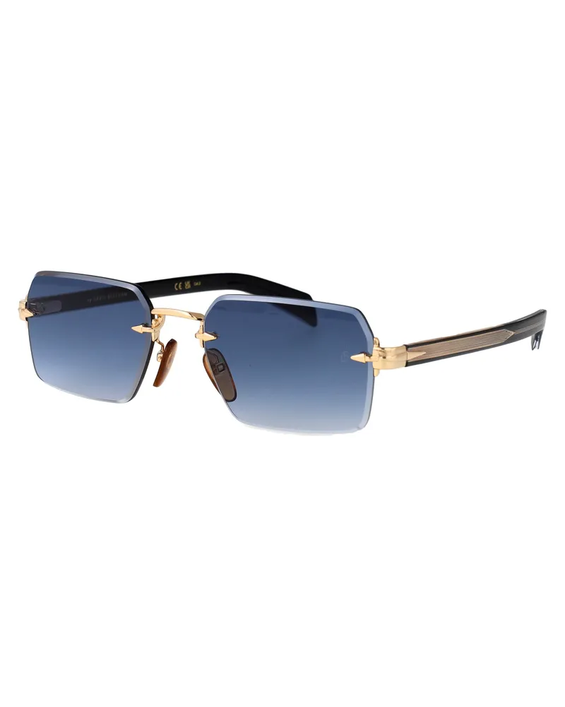 EYEWEAR by DAVID BECKHAM Men's Sunglasses Db7109-S Black Metal Black